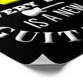 Everyday Is A New Guitar Day Funny Quote Guitarist Poster (Hoek)