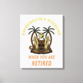 EVERYDAY IS A WEEKEND RETIRED CANVAS AFDRUK (Voorkant)