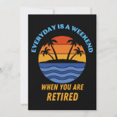 EVERYDAY IS A WEEKEND RETIRED KAART (Voorkant)