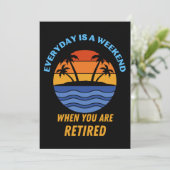 EVERYDAY IS A WEEKEND RETIRED KAART (Staand voorkant)