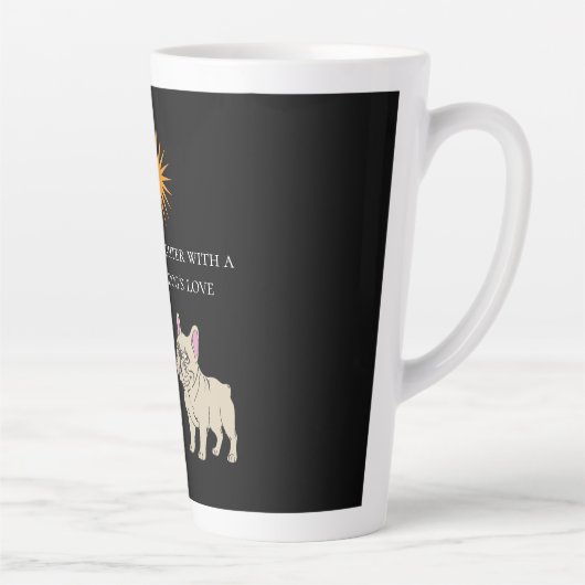 Everyday is brighter latte mok (Rechts)