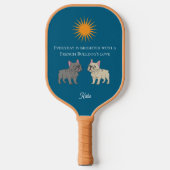 Everyday is brighter pickleball paddle (Voorkant)