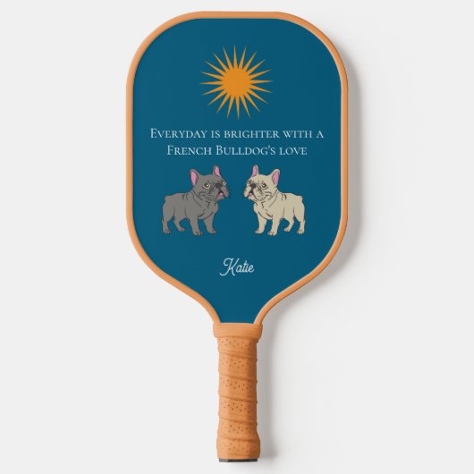 Everyday is brighter pickleball paddle (Voorkant)