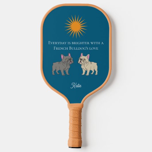Everyday is brighter pickleball paddle (Achterkant)