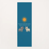 Everyday is brighter yogamat (Voorkant)