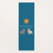 Everyday is brighter yogamat (Achterkant)