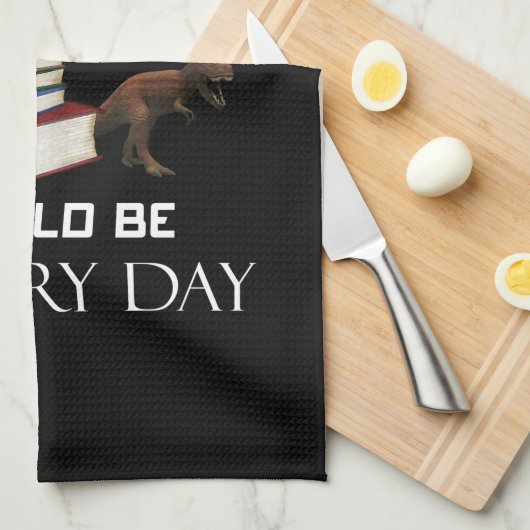 Everyday Should Be Library Day Read Books Libraria Theedoek (Quarter Fold)