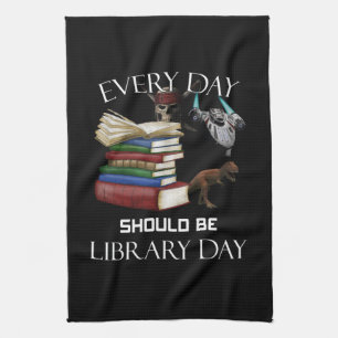 Everyday Should Be Library Day Read Books Libraria Theedoek