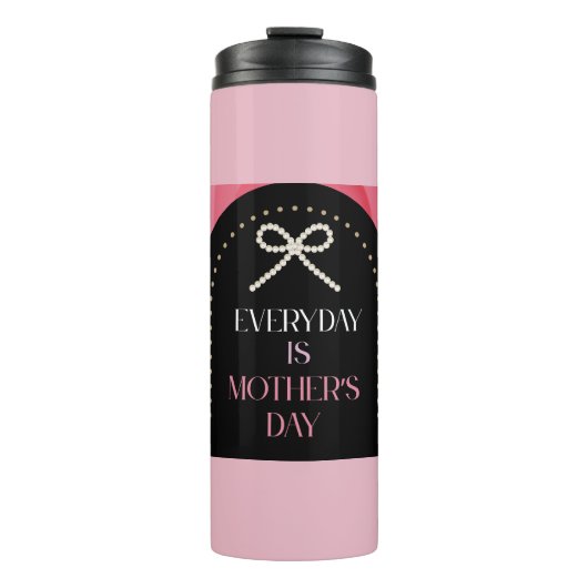 Everyday's Mothers Day Elegance Pink Pearl Tumble Thermosbeker (Voorkant)