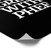 Everyone Agrees With Phee Funny Saying Quote Gift Poster (Hoek)