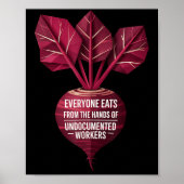 Everyone Eats From The Hands Of Undoented Workers  Poster (Voorkant)