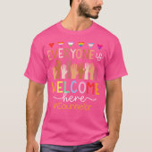 Everyone Is Welcome Here Counselor T-shirt (Voorkant)