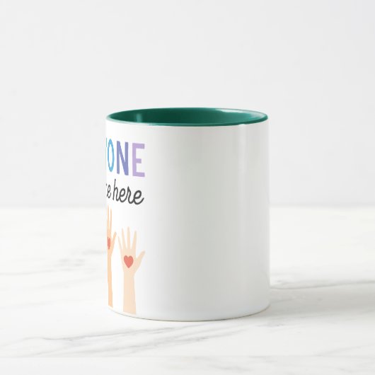 Everyone Is Welcome Here Diversity with Heart Mok (Midden)