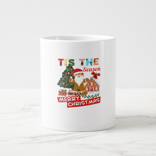 Everyone Loves A At Christmas Christmas Santas Com Grote Koffiekop (Voorkant)