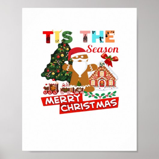 Everyone Loves A At Christmas Christmas Santas Com Poster (Voorkant)