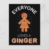 Everyone Loves A Ginger III Briefkaart (Voorkant)