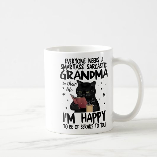 Everyone Needs A Smart Sarcastic Grandma In Their  Koffiemok (Rechts)