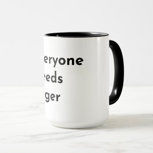 Everyone Needs Roger Support Mug Mok (Voorkant rechts)