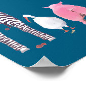 Everyone Ops Funny Zebra G Toilet Humor  Poster (Hoek)