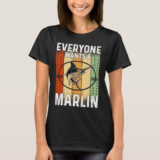 Everyone Wants A Marlin T-shirt (Voorkant)