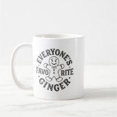 Everyone's Favorite Ginger T Funny Gingerbread Man Koffiemok (Links)