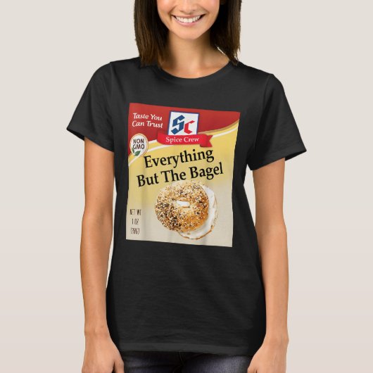 Everything Bagel Condiment Costume Holiday Sce Cos T-shirt (Voorkant)
