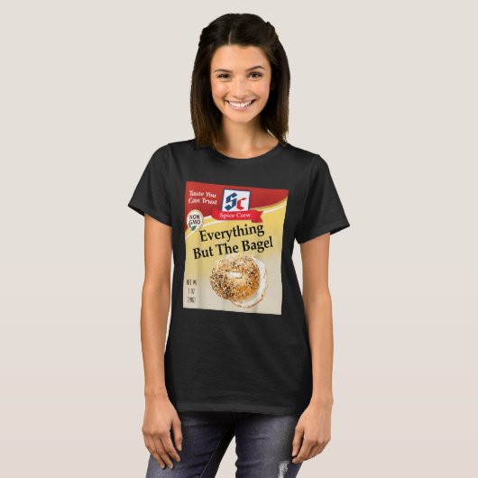 Everything Bagel Condiment Costume Holiday Sce Cos T-shirt (Voorkant volledig)