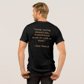 "Everything Else Is Easy" Tri-Blend Shirt (Achterkant volledig)