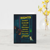 Everything For A Price Funny Satire Gift  Kaart (Gele Bloem)