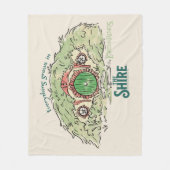 Everything Grows in THE SHIRE™ Fleece Deken (Voorkant)