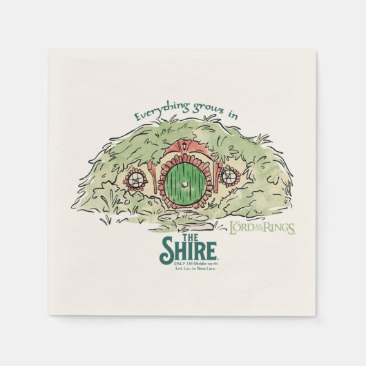 Everything Grows in THE SHIRE™ Servet (Voorkant)