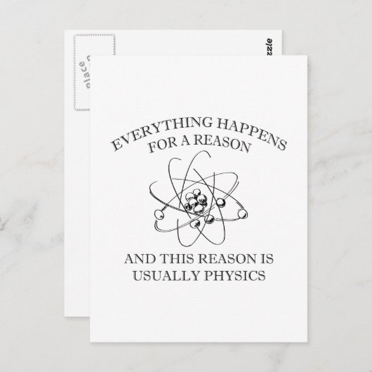 Everything Happens For A Reason Briefkaart (Voorkant / Achterkant)