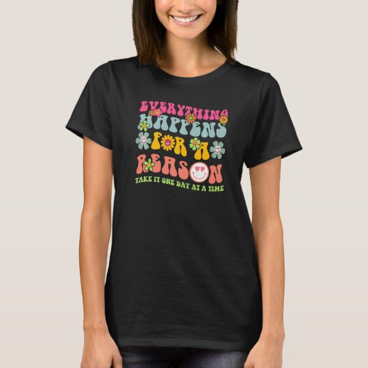 Everything Happens For A Reason Hawaii Beach Summe T-shirt (Voorkant)