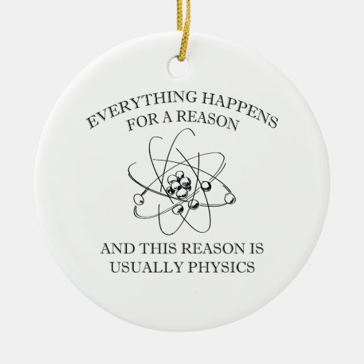 Everything Happens For A Reason Keramisch Ornament (Voorkant)