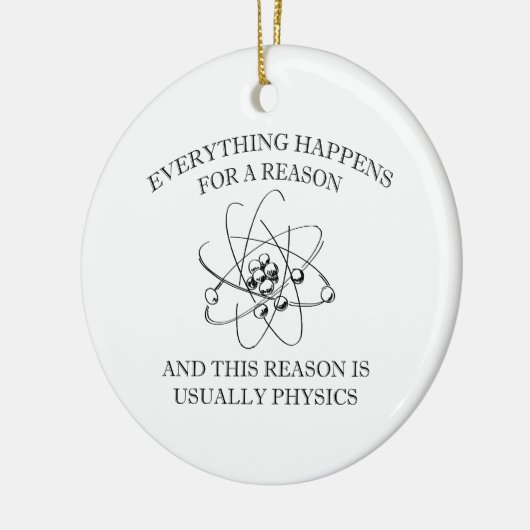 Everything Happens For A Reason Keramisch Ornament (Links)