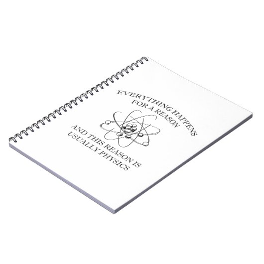 Everything Happens For A Reason Notitieboek (Linkerzijde)