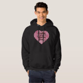 Everything I Am – Soft Floral Typography Art Hoodie (Voorkant volledig)