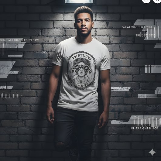 Everything in Its Right Place Tee Tri-Blend Shirt