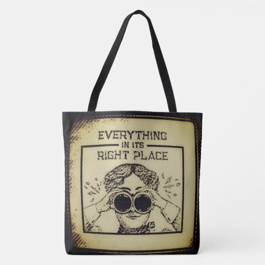 Everything in Its Right Place Tote Bag (Voorkant)