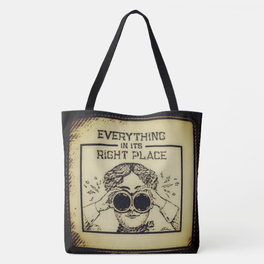 Everything in Its Right Place Tote Bag (Achterkant)