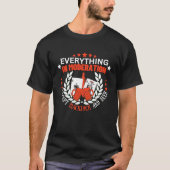 Everything In Moderation Except Blackjack and Beer T-shirt (Voorkant)