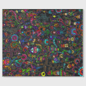 Everything is connected cadeaupapier (Vlak)