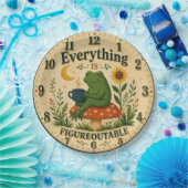 Everything Is Figureoutable Frog Papieren Bordje (Feest)