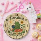 Everything Is Figureoutable Frog Papieren Bordje (Feest)