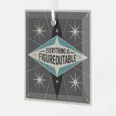 Everything Is Figureoutable Glas Ornament (Voorkant links)