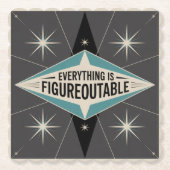 Everything Is Figureoutable Kartonnen Onderzetters (Voorkant)