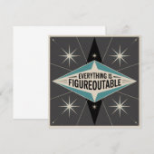 Everything Is Figureoutable Notitiekaartje (Voorkant / Achterkant)
