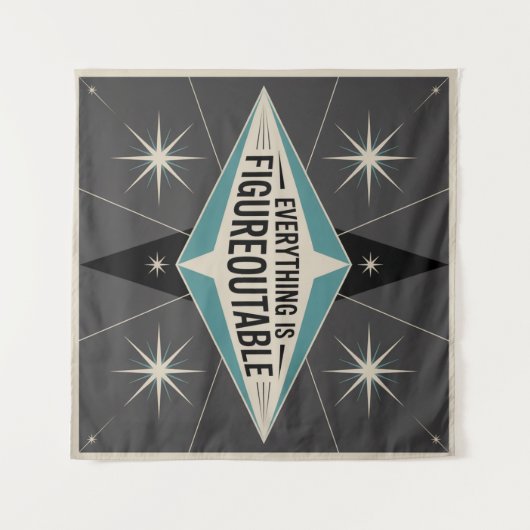 Everything Is Figureoutable Wandkleed (Voorkant (horizontaal))