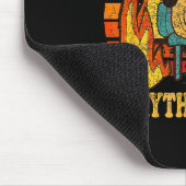 Everything Is Fine Dog Drinking Coffee Burning Mem Muismat (Hoek)