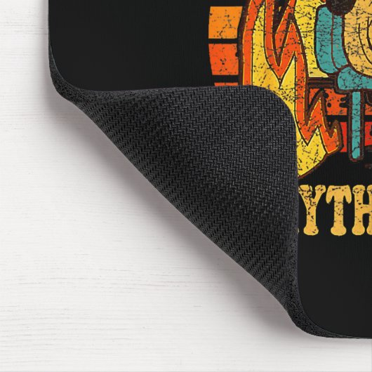 Everything Is Fine Dog Drinking Coffee Burning Mem Muismat (Hoek)